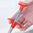 thumbnail image 5 of Drain Snake, Drain Clog Remover - Gutter Cleaning Tools Drain Cleaner for Toilet Sewer Shower Kitchen Bathroom Tub Clogged Drains Opener Cleaning Tool, Flexible Grabber Claw Pick Up Reacher, 5 of 7