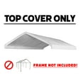 thumbnail image 6 of 12' X 20' Canopy Replacement Cover - for Frames 10' W X 20' L (See Diagram) White Carport Replacement Top, 6 of 6