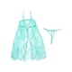 thumbnail image 3 of VISgogo Conjunto de lencería para mujer, vestido de encaje de cárdigan con tirantes florales transparentes y ropa interior sexy VISgogo moda, 3 of 9