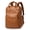 Color 01, variant on KKLDOGS PU Casual Backpack Men Women casual Leather Laptop Backpack,Daily Commuter Leather Backpack
