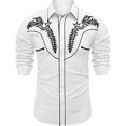 thumbnail image 1 of Camisa occidental para hombre, moda tribal, informal, material de alta calidad, traje nuevo 2024, ropa de fiesta de primavera y verano de talla grande para hombre, 1 of 6
