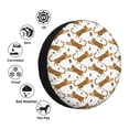thumbnail image 4 of Naloa Leopard Print PVC Leather Spare Tire Wheel Cover for Car Truck SUV Camper Trailer Universal Fit many size15 inch, 4 of 6