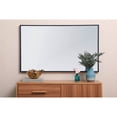 thumbnail image 2 of Home Decorative Modern Metal Frame Rectangle Mirror 24X 40" - Blue, 2 of 7