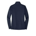 thumbnail image 6 of Port Authority Ladies Vertical Texture Full Zip Jacket-4XL (True Navy/ Iron Grey), 6 of 6