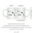 thumbnail image 5 of Koyal Wholesale Zodiac Sign Ceramic Coffee Mug, Aries Star Constellation, Minimalistic Black, 5 of 5