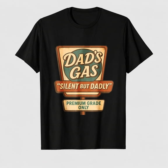 Silent But Dadly Funny Father's Day Fart Dad Farting Vintage T-Shirt