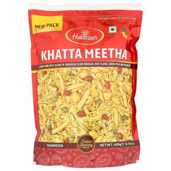 Haldiram's Khatta Meetha Snack Crackers, 14.10 oz