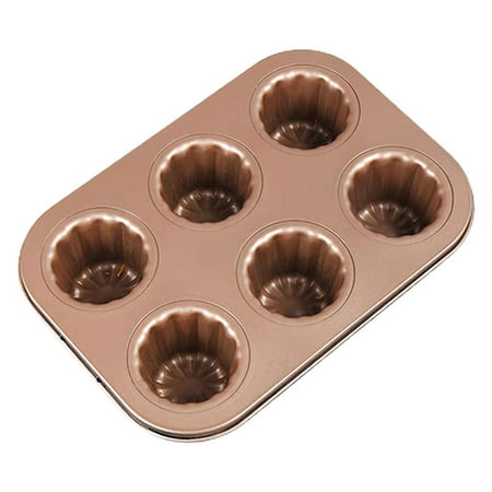 

Firm Muffin Baking Pan Nonstick Muffin Baking Tray Efficient Muffin Baking Mold Safe Muffin Baking Plate Curling Nonstick Baking Plate for Home Kitchen Cake