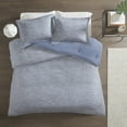 thumbnail image 3 of Home Essence Apartment Space Dyed Melange Cotton Jersey Knit Comforter Set, 3 of 7