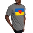 thumbnail image 4 of CafePress - National Flag Of ??????? / Ukraine High Qu T Shirt - Mens Comfort Colors Shirt, 4 of 5