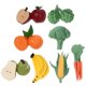 thumbnail image 1 of Figuras de dibujos animados de frutas y verduras simuladas Adorno de cocina Estatua de modelado Plástico Niño, 1 of 6