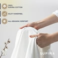 thumbnail image 2 of Martex 4-Piece King Sheet Set | 100% Supima Cotton 700TC Sateen | White, 2 of 9