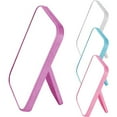 thumbnail image 3 of Dorm Desk Vanity Mirror Visland Desktop Makeup Foldable Smooth Anti Fog Portable Rectangle Make up for Women Table Desk Bathroom Use Safe Plastic Mirror, 3 of 9