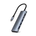 thumbnail image 1 of Splitter 9-en-1 Type-C USB 3.0 Computer Hub 4K 3.5mm PD Ranura para tarjeta de carga Adaptador de estación de acoplamiento para computadora portátil de alta velocidad tholdsy EL004897-00B, 1 of 2