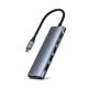 thumbnail image 1 of Splitter 9-en-1 Type-C USB 3.0 Computer Hub 4K 3.5mm PD Ranura para tarjeta de carga Adaptador de estación de acoplamiento para computadora portátil de alta velocidad Speravity EL004897-00B, 1 of 2