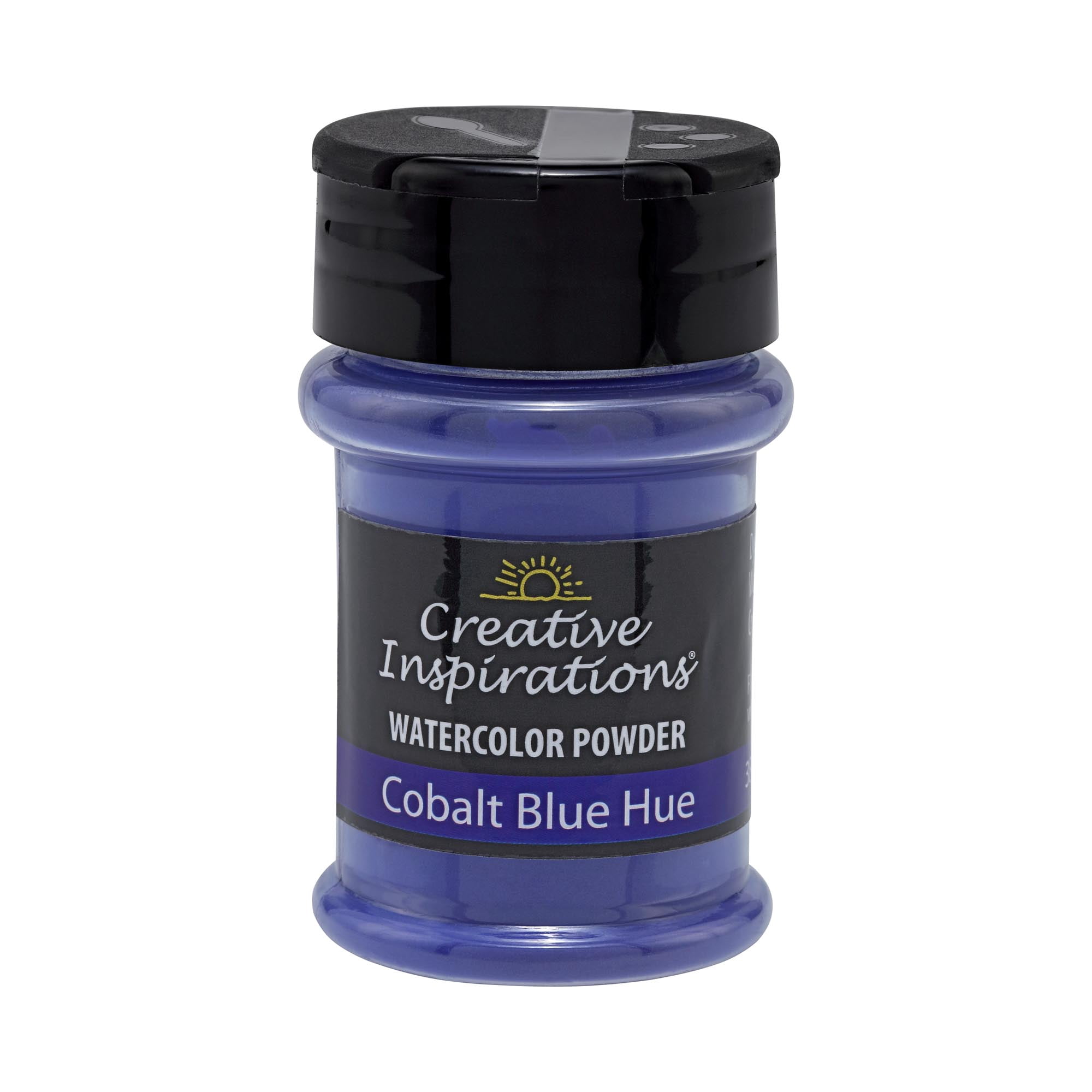 Creative Inspirations Powder Watercolor Paint 3 Pack - 38g Shaker Bottle, Cobalt Blue Hue - Dye-Based Water-Soluble Crystalline Pigments - Non-Toxic, Perfect for Abstract and Spontaneous Effects