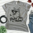 thumbnail image 2 of Shiba Inu Mom, Unisex Women's Shirt, Shiba Inu Owner, Funny Dog Mom Gift, Dark Heather Gray, Small, 2 of 6