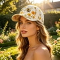 thumbnail image 5 of Luckky Limited Edition 2026 Garden Morning Baseball Cap,Botanical Bee Printed Baseball Cap,Lightweight Adjustable Casual Outdoor Sun Hat for Men & Women, 5 of 7