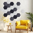 thumbnail image 2 of Paneles Acústicos, Paquete de 12 Paneles de Pared Insonorizados, Autoadhesivos Que Absorben el Sonido, Paneles Insonorizados Hexagonales, 2 of 5