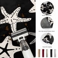 thumbnail image 5 of Large Area Rugs 8'x10', Black Starfish Coastal Carpet Runner Indoor Outdoor Rugs Home Decor Aesthetic, Nautical Summer Ocean Abstract Art Non Slip Mats Washable Accent Rug for Living Room Bedroom, 5 of 8