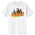 thumbnail image 4 of Seinfeld Classic Characters and Logo Men's White Graphic Tee-Medium, 4 of 6