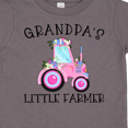 thumbnail image 4 of Inktastic Grandpa's Little Farmer- Pink Tractor and Flowers Boys or Girls Toddler T-Shirt, 4 of 5