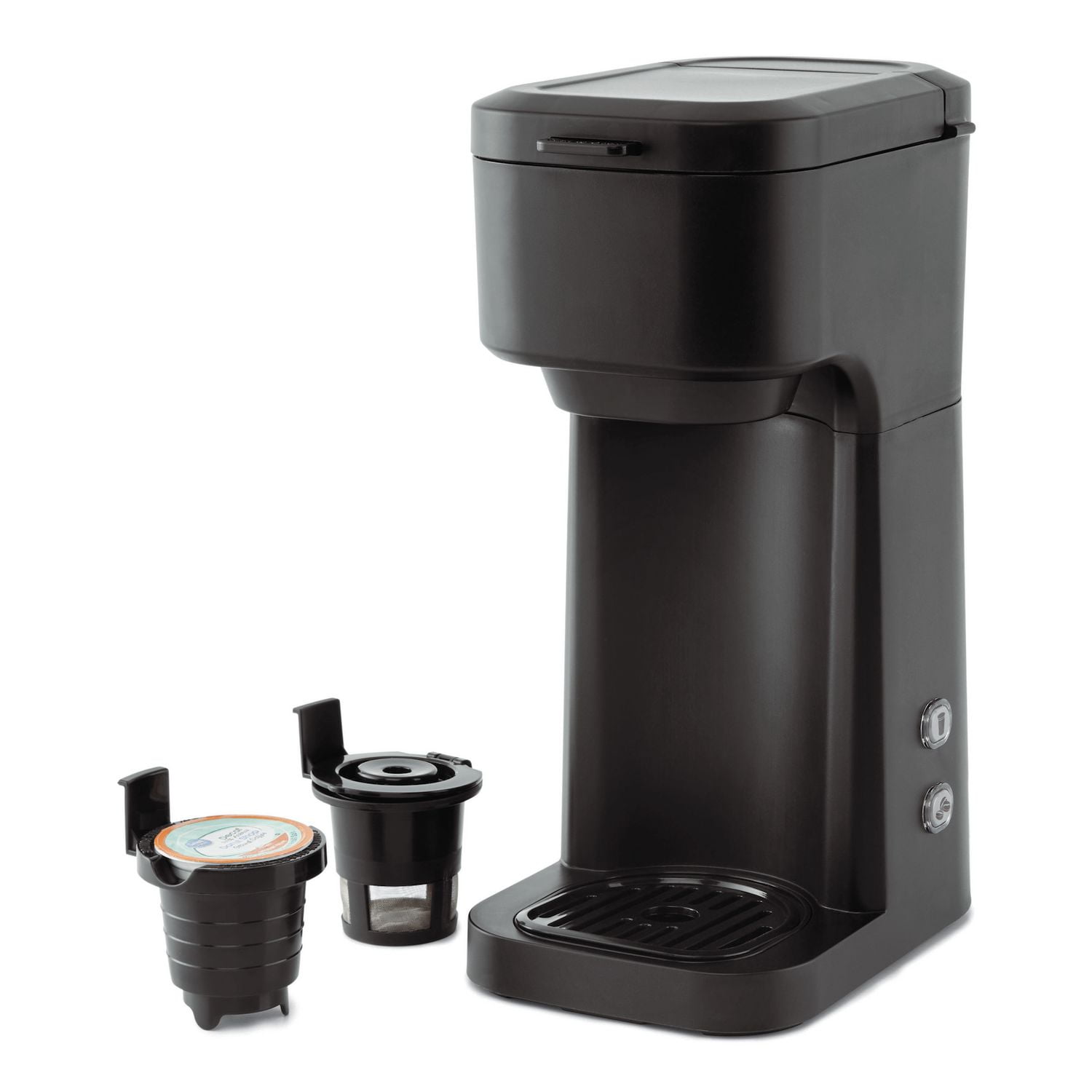 Mainstays Single Serve Coffee Maker, Dual Brew, Ground or K-Cup* Compatible