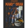 thumbnail image 2 of Women's Star Wars: The Mandalorian Din Djarin Schematics Graphic Tee Black 2X Large, 2 of 4