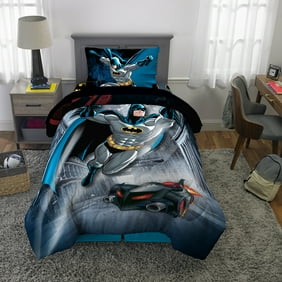 Dc Comics Batman Comforter Kids Bedding Twin Full Walmart Com