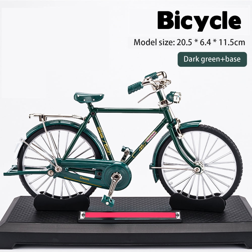DIY Vintage Desktop Bike Figurines DIY Bicycle Model Scale Iron Art