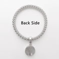 thumbnail image 2 of Alarm Sound Class End Knock Sliver Bracelet Pendant Jewelry Chain Adjustable Bangle, 2 of 3