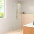 thumbnail image 4 of Glass Warehouse GW-F-RAD-38-PB Solaris 78" High X 38" Wide Shower Screen Frameless Shower, 4 of 7