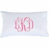 Personalized Pink Monogram Pillowcase