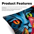 thumbnail image 2 of Cat Velvet Throw Pillow Covers Set with Unique Patterns - 16x16, 18x18, 20x20 Inches - 2 Throw Pillow Inserts & Covers for Any Occasion, 2 of 6