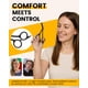thumbnail image 5 of Tijeras para cejas BEZOX de acero inoxidable con peine para mujeres y hombres, 5 of 8