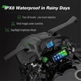 thumbnail image 3 of Motorcycle 6.86 Inch Bluetooth Portable Screen GPS Navigation IP68 Waterproof Wireless Carplay Android Auto MP5 Player, 3 of 5