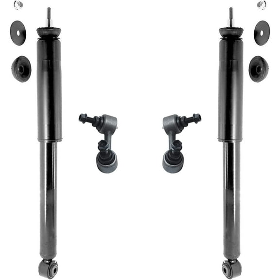 Detroit Axle - Rear Shock Absorbers Sway Bar Links Replacement for 2013-2015 Honda Civic EX EX-L LX HF SE - 4pc Set