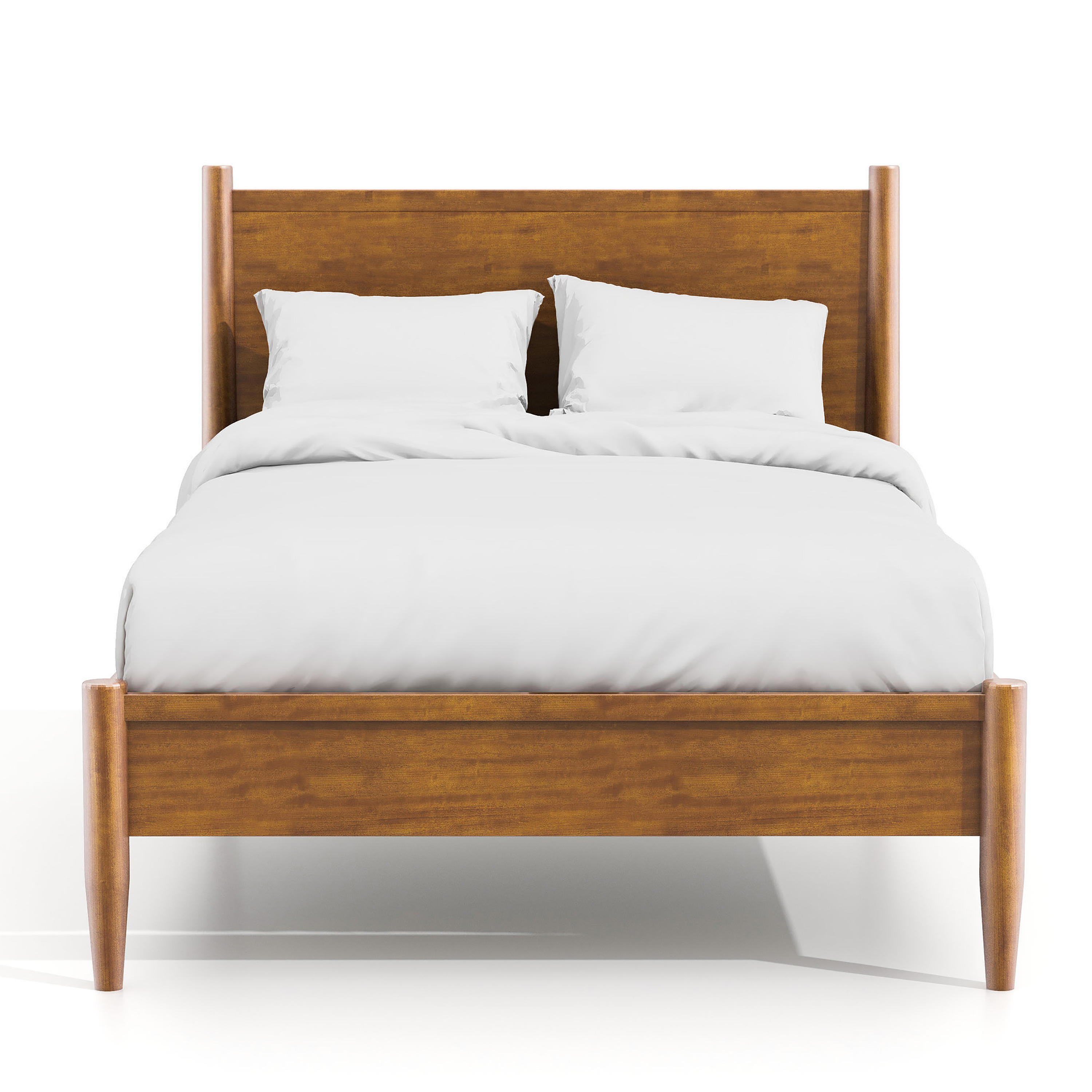 Furniture of America Farrah Mattress Ready Wood Oak Full Kids Bed