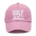 thumbnail image 1 of HNMKIU Print Classic Adjustable Unisex Casual Denim Baseball Cap 04_Pink,One Size, 1 of 2