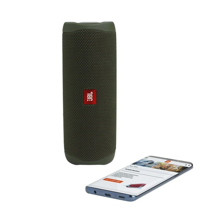 JBL Flip 5 - Portable Waterproof Speaker - Green - Walmart.com