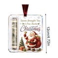 thumbnail image 6 of Cheapark 4.72 Inch Clear Acrylic Christmas Cash Gift Storage Ornament, Transparent Money Holding Pendant For Tree Hanging, Decorative Currency‑Focused Plaque For Christmas Holiday Home Decor Gift, 6 of 6