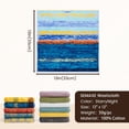 thumbnail image 6 of SEMAXE Luxury Cotton Bath Towel Set: 8-Piece (2 Bath Sheets 28x55" + 2 Hand Towels 16x28" + 4 Washcloths 13x13") | 550GSM, Ultra Plush | Spa, Hotel Grade for Family Bathroom Essentials, Yellow, 6 of 6