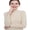 Beige, variant on Womens Knit Mock Turtle Neck Wool Stretch Long Sleeve Pullover Sweater
