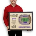 thumbnail image 4 of TCU Horned Frogs 25.5'' x 19.5'' 25-Layer StadiumViews 3D Wall Art, 4 of 5