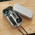 thumbnail image 4 of Visland Heatable Leak-proof Bento Box 304 Stainless Steel Camping Cooking Food Box for Office, 4 of 8