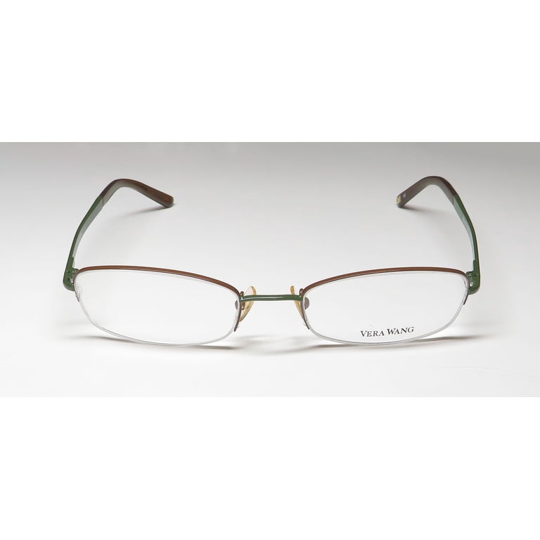 VERA WANG V123 EYEGLASS FRAME/GLASSES HALF-RIMLESS NARROW  display picture 3