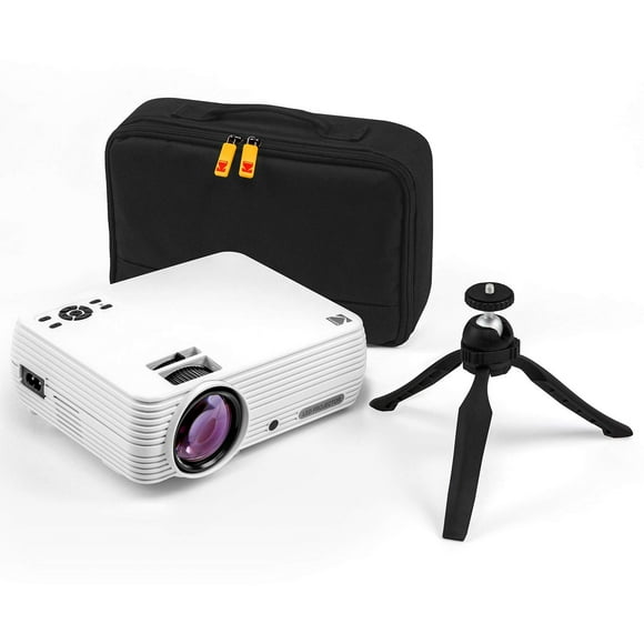 Proyector KODAK FLIK X7 Blanco Compacto con Trípode y Funda para el Hogar