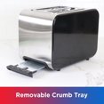 thumbnail image 2 of Total Chef 2-Slice Stainless Steel Toaster, Stylish Toaster with Adjustable Browning for Perfect Toast, 2 of 9