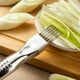 thumbnail image 4 of Cuchillo Rallador, Cortador De Verduras De Acero Inoxidable, Picador De Cebollino, Cuchillas Afiladas Mango Ergon Mico, Herramienta De Cocina, Cocina Casera, Preparaci N De Verduras, 4 of 8