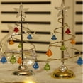 thumbnail image 4 of Light Up Crystal Tree Colorful Led Christmas Decor With Acrylic Base Battery Powered, 4 of 9